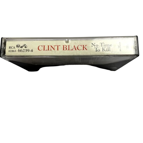 Vintage Clint Black No Time To Kill Country Western Cassette 1993 in Case u - Picture 3 of 4